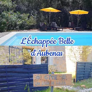 Le Brin De Soleil - L'echappee Belle D'aubenas 1 Sur 2 Appartement Aubenas